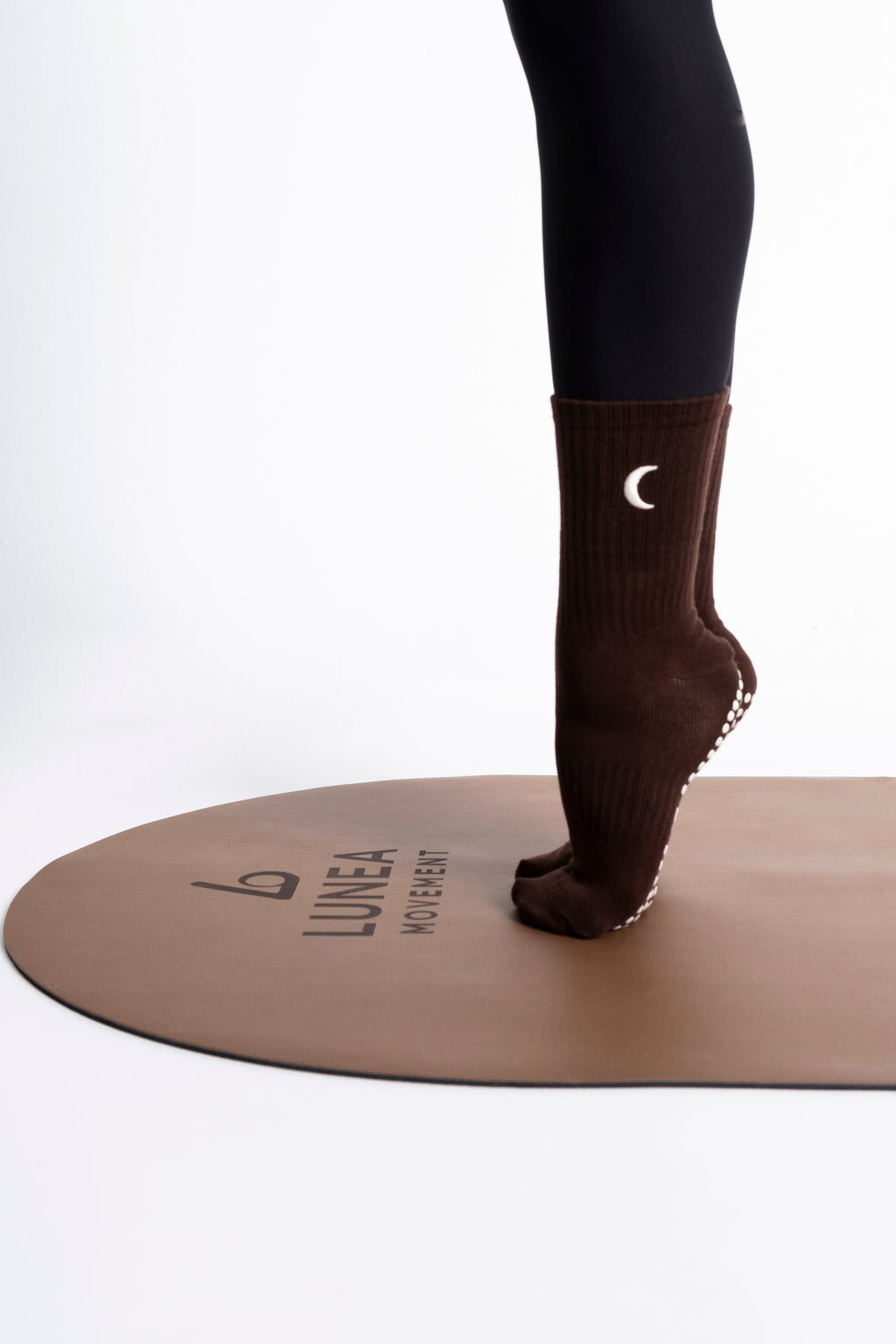 GRIP SOCK - MOON BROWN