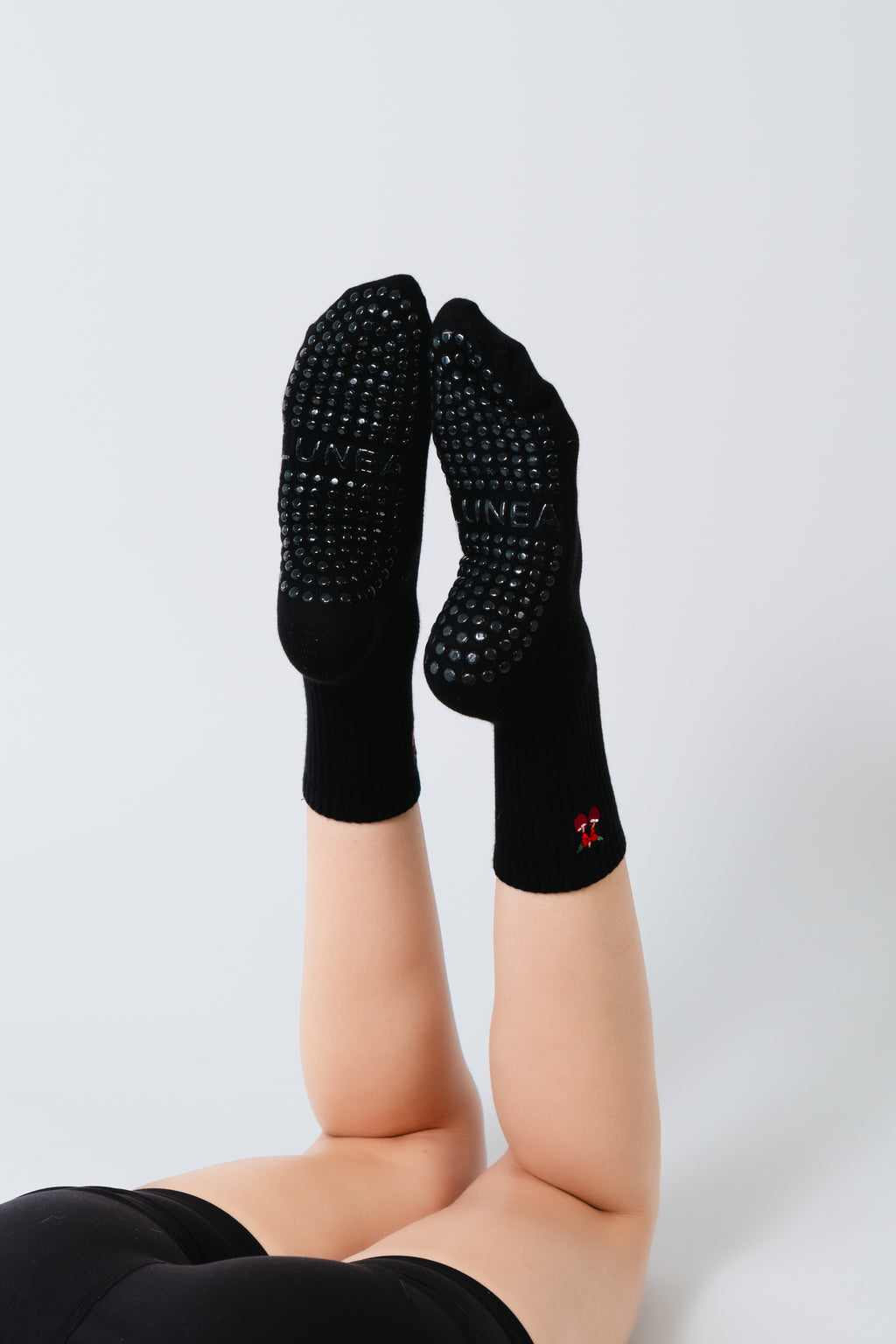 GRIP SOCK - NOIR CHERRY