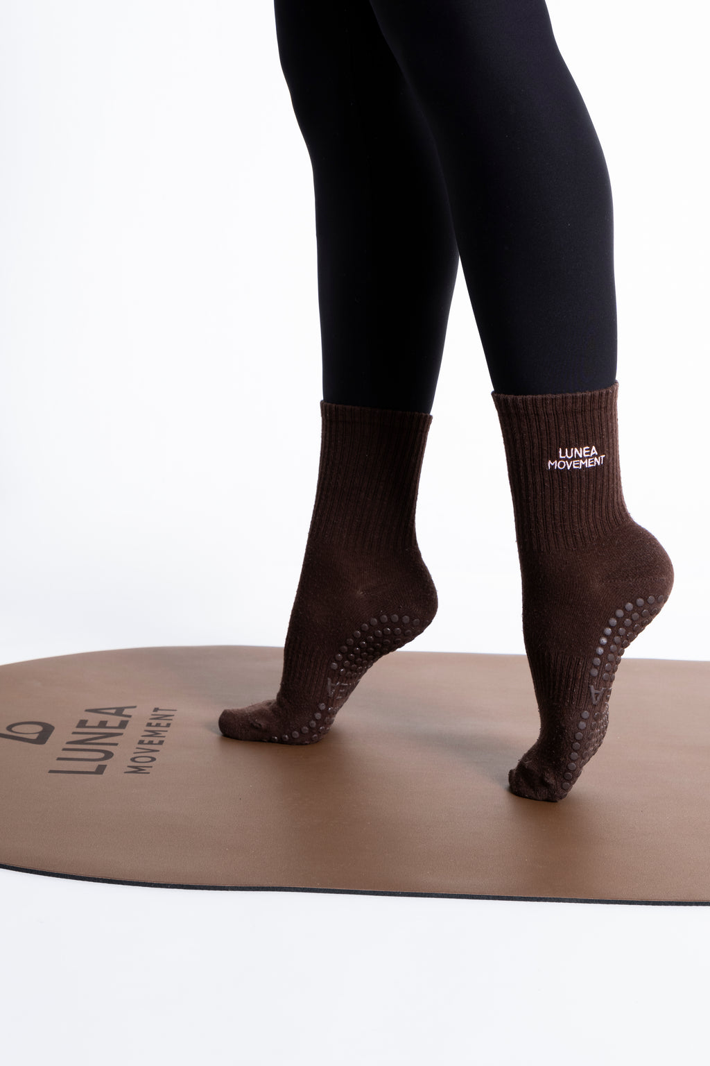 GRIP SOCK - LUNEA MOVEMENT BROWN