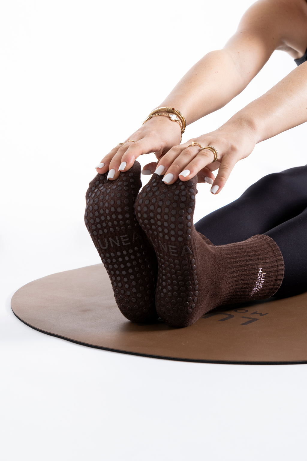 GRIP SOCK - LUNEA MOVEMENT BROWN