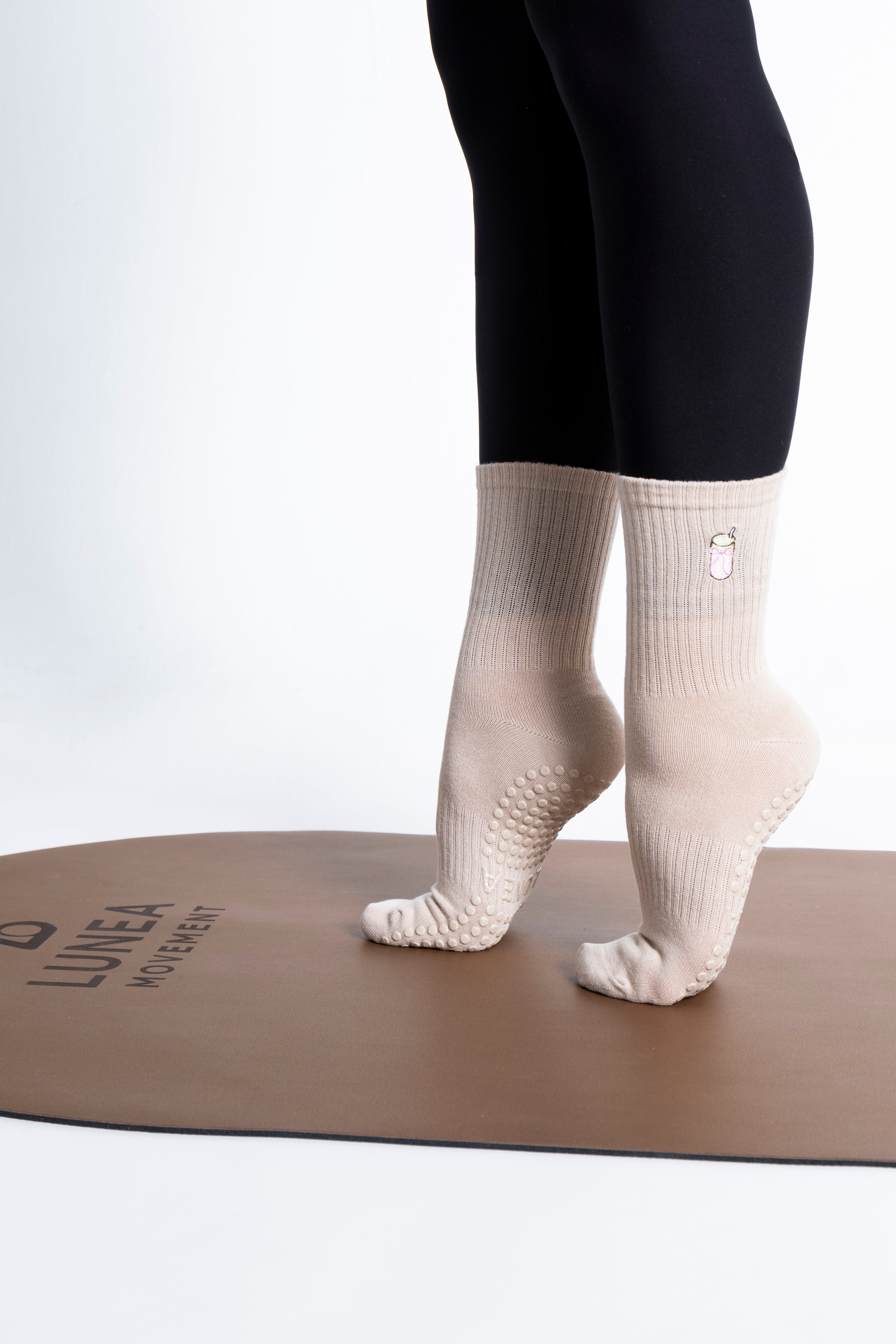 GRIP SOCK - STRAWBERRY MATCHA