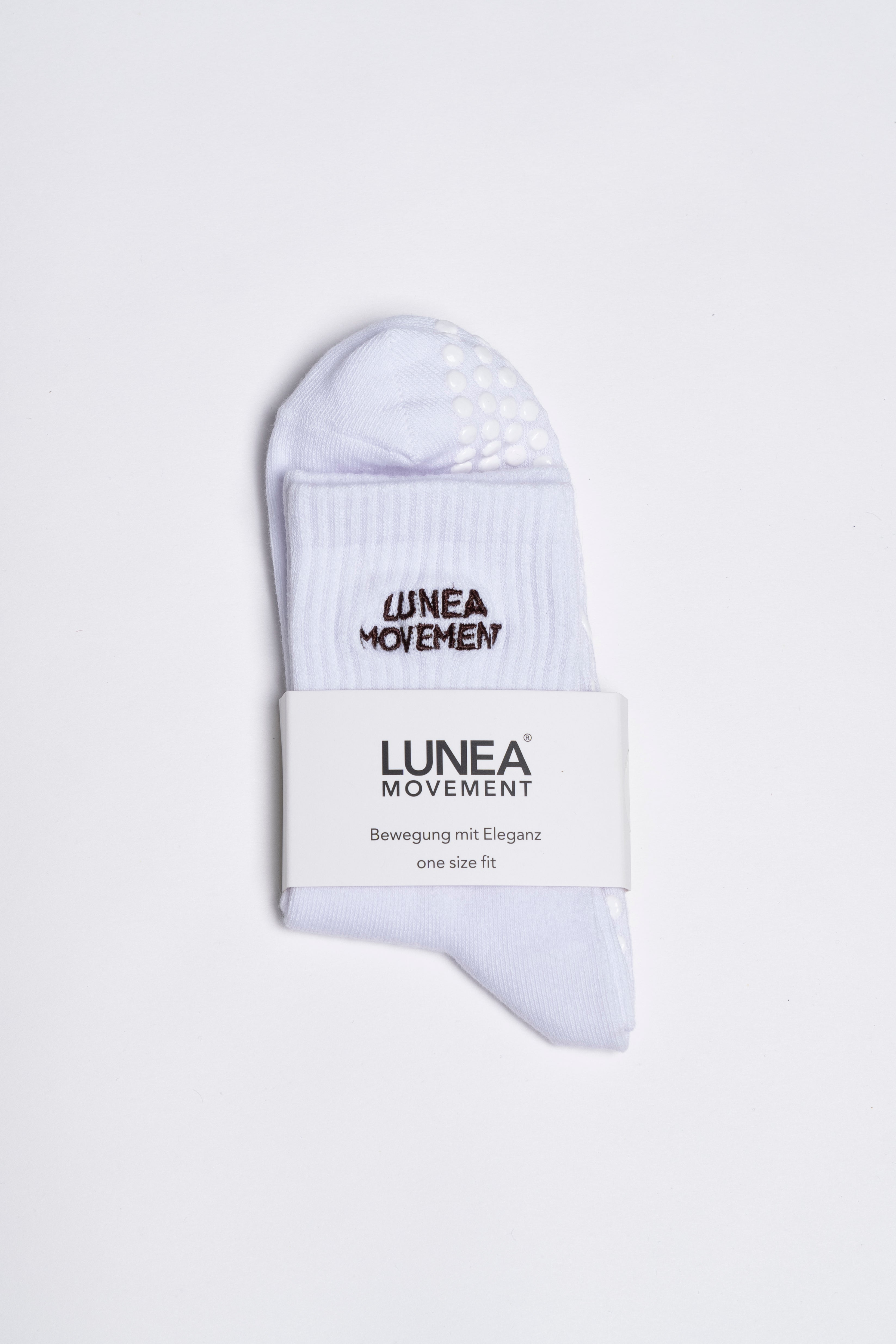 GRIP SOCK - LUNEA MOVEMENT WHITE