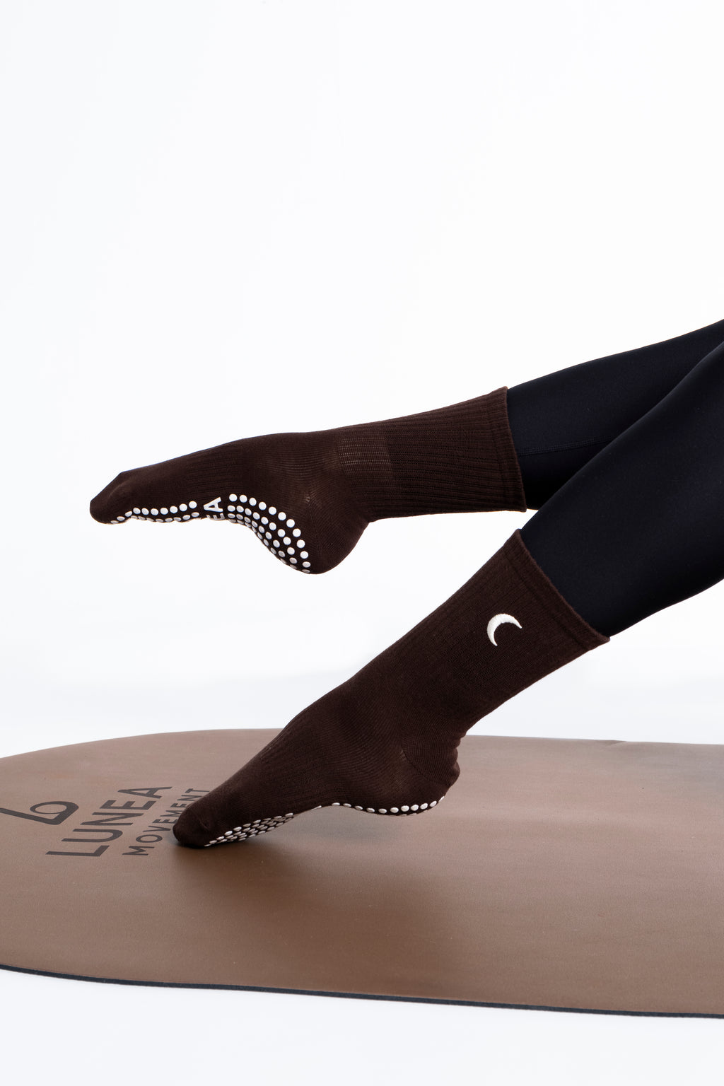 GRIP SOCK - MOON BROWN