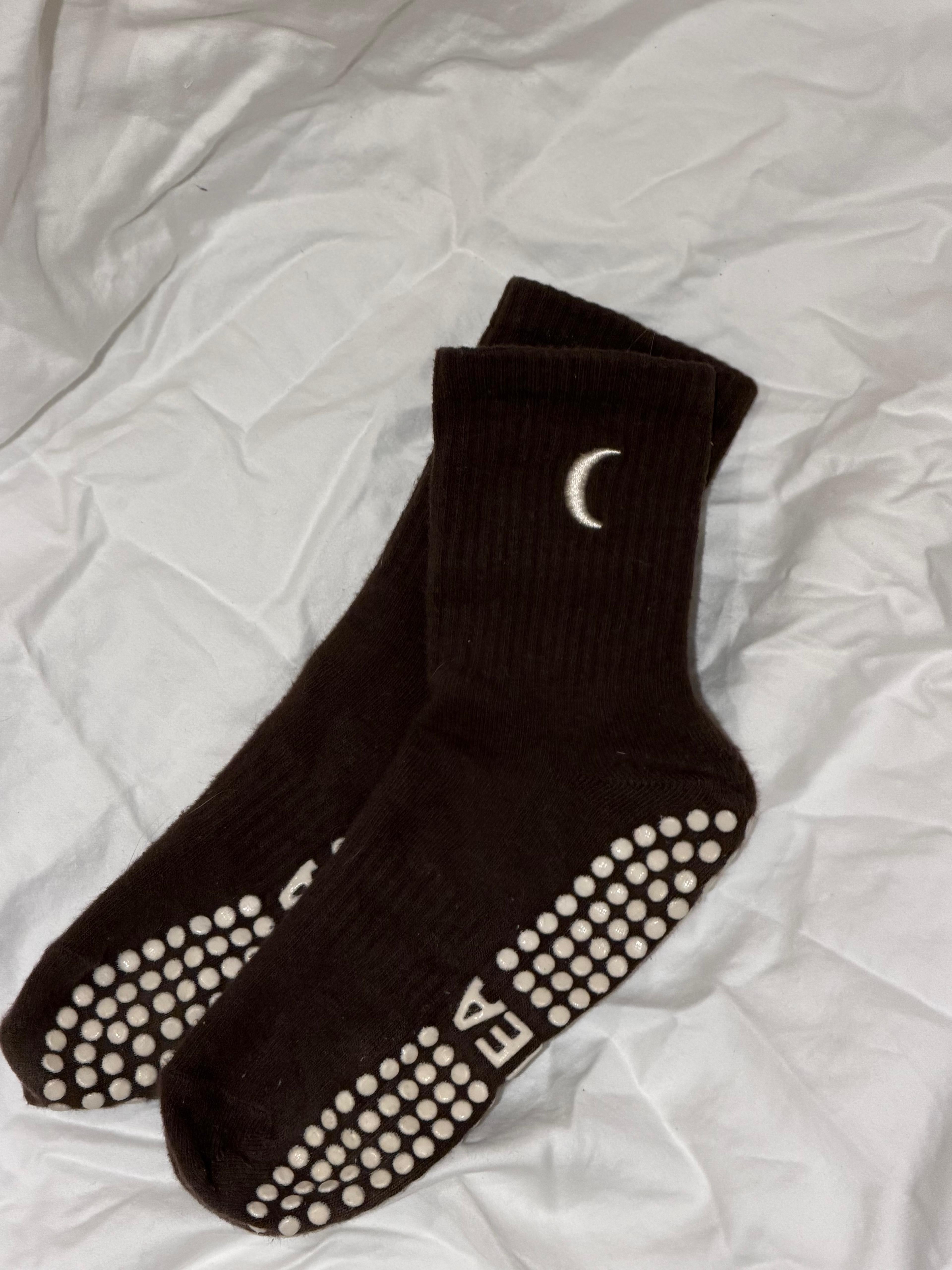 GRIP SOCK - MOON BROWN