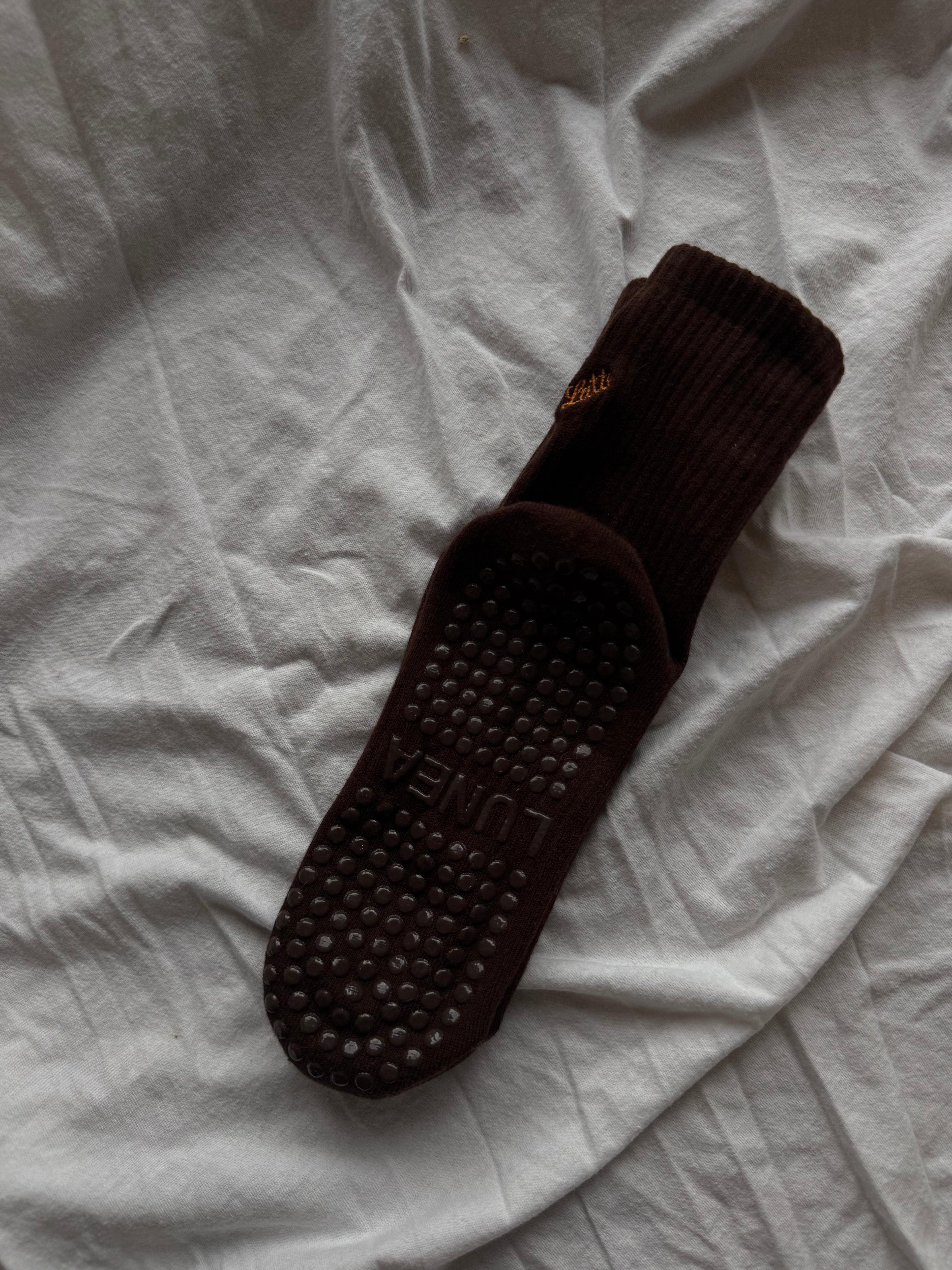 GRIP SOCK - LUNEA MOVEMENT BROWN